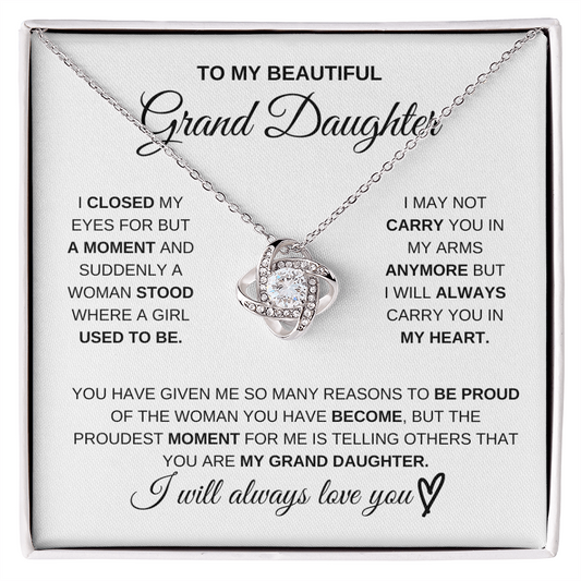 💖 To My Granddaughter – Timeless Keepsake from the Heart 💎