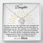 To My Daughter – Keep Shining Forever Necklace from Mom
