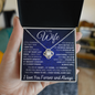 To My Wife – 1st time I saw You Love Knot Necklace