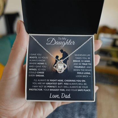 To My Daughter - My Greatest Gift Necklace