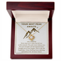 "Your Next Peak Awaits" – Inspirational Necklace for Her