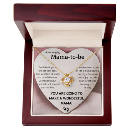 Mama-to-Be Necklace Gift – Baby Shower Gift for Expecting Mom
