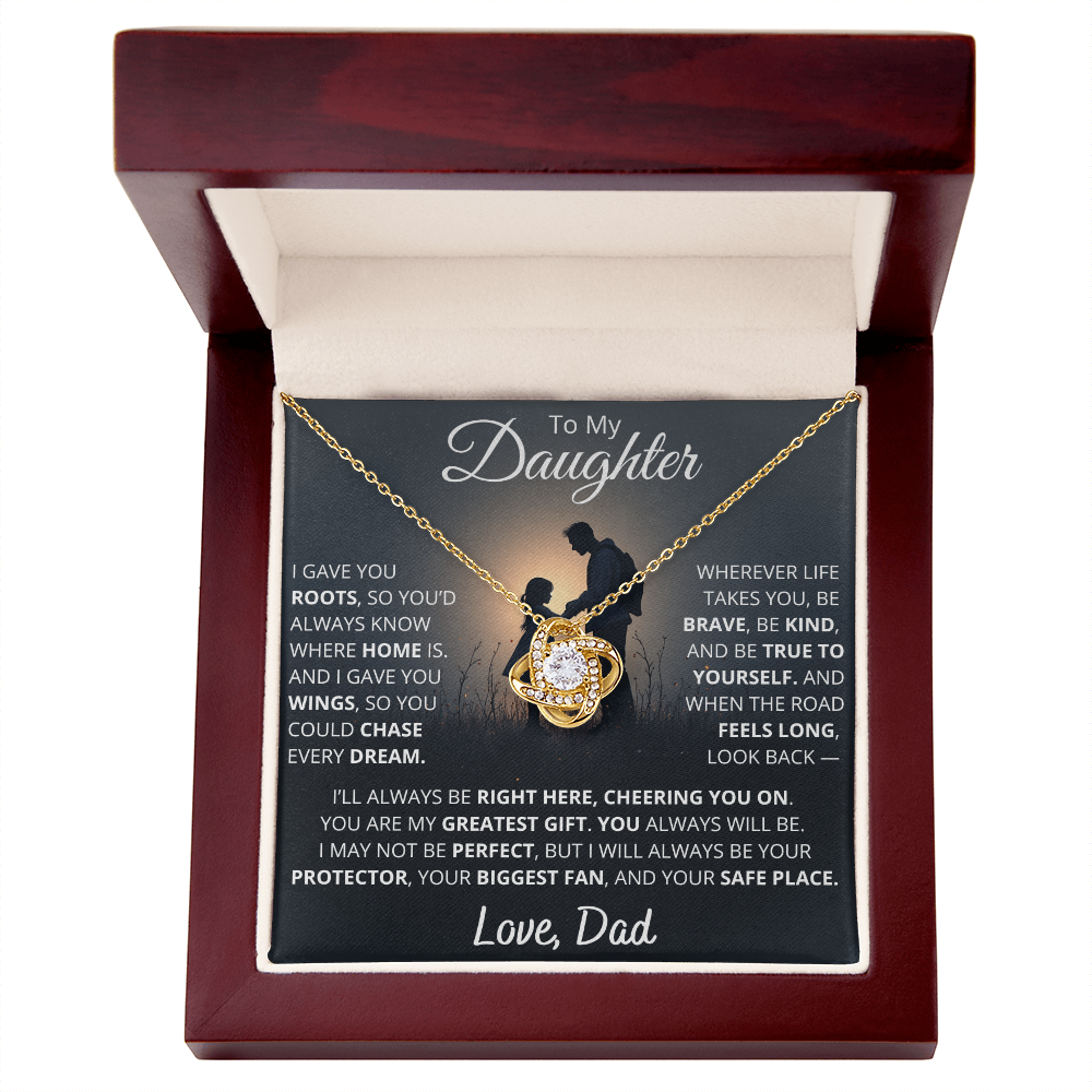 To My Daughter - My Greatest Gift Necklace