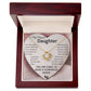 To My Pregnant Daughter – Necklace Gift with Heartfelt “Mama to Be” Message