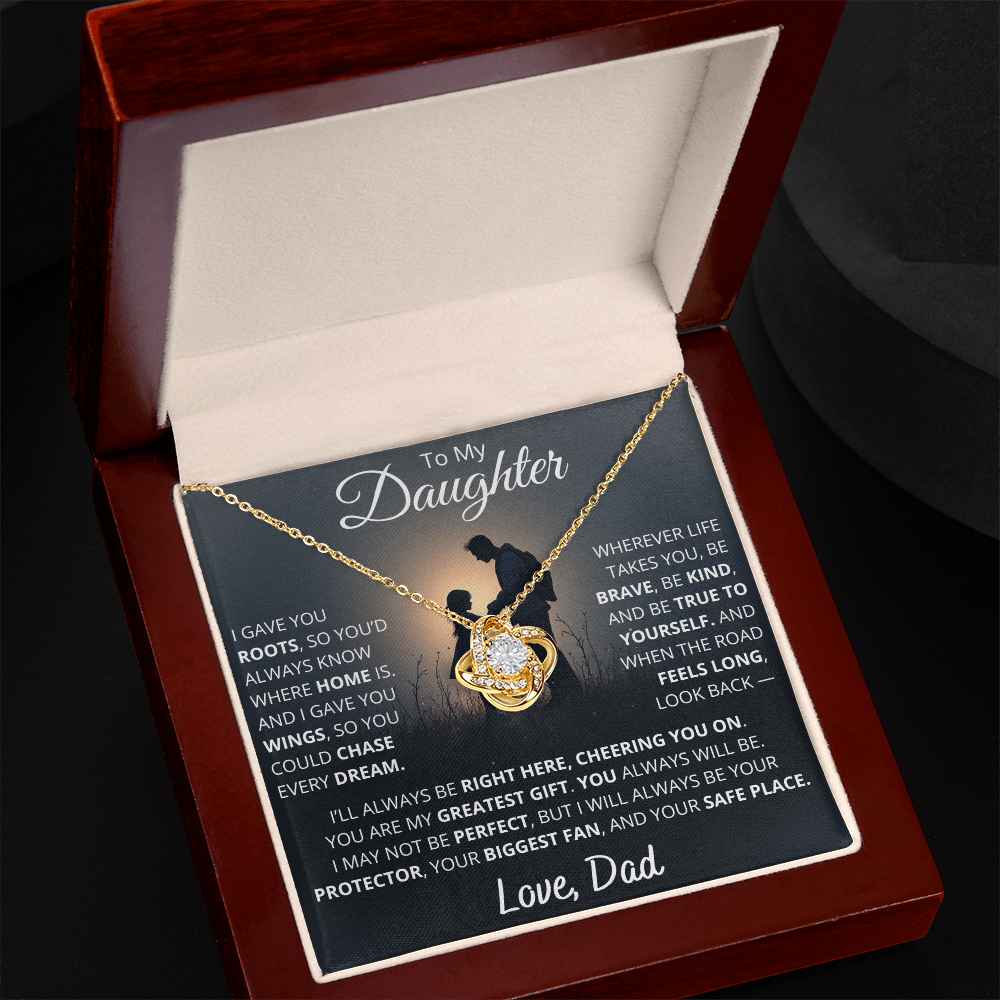 To My Daughter - My Greatest Gift Necklace