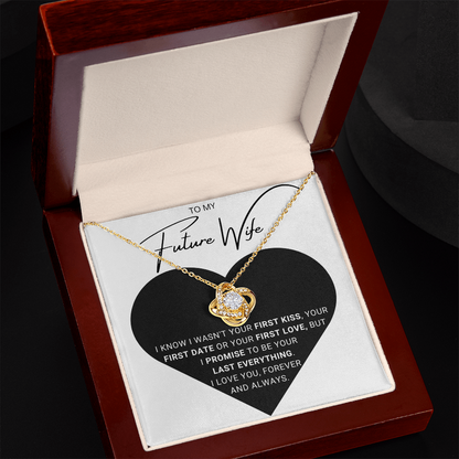To My Future Wife - Forever Love Knot Necklace Gift