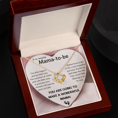 Mama-to-Be Necklace Gift – Baby Shower Gift for Expecting Mom