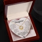 To My Pregnant Daughter – Necklace Gift with Heartfelt “Mama to Be” Message