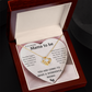To An Amazing Mama To Be – Love Knot Necklace