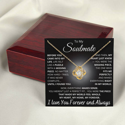 To My Soulmate – You Complete Me Necklace