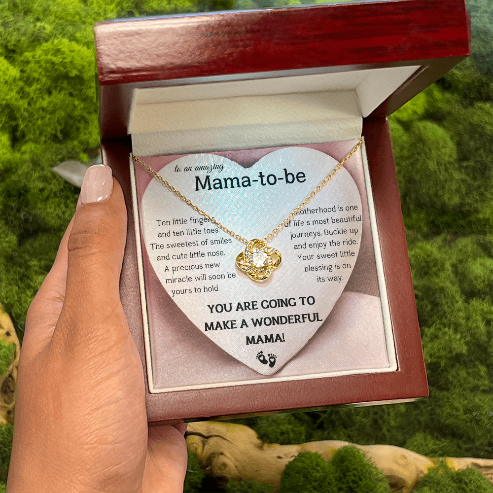 Mama-to-Be Necklace Gift – Baby Shower Gift for Expecting Mom