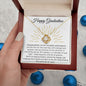 [Almost Sold Out] Happy Graduation Necklace with Message Card - The World will be yours