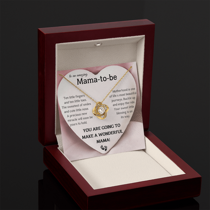 Mama-to-Be Necklace Gift – Baby Shower Gift for Expecting Mom