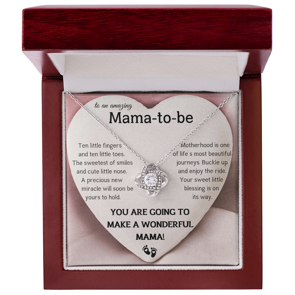 Mama-to-Be Necklace Gift – Baby Shower Gift for Expecting Mom