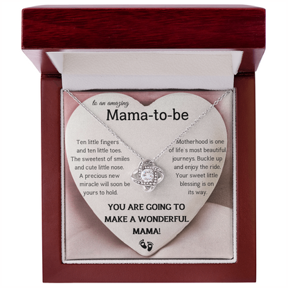 Mama-to-Be Necklace Gift – Baby Shower Gift for Expecting Mom