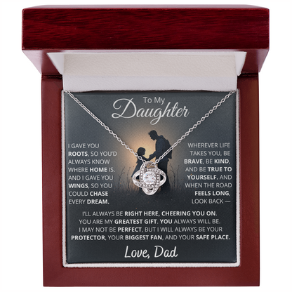 To My Daughter - My Greatest Gift Necklace