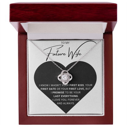To My Future Wife - Forever Love Knot Necklace Gift