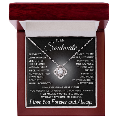 To My Soulmate – You Complete Me Necklace