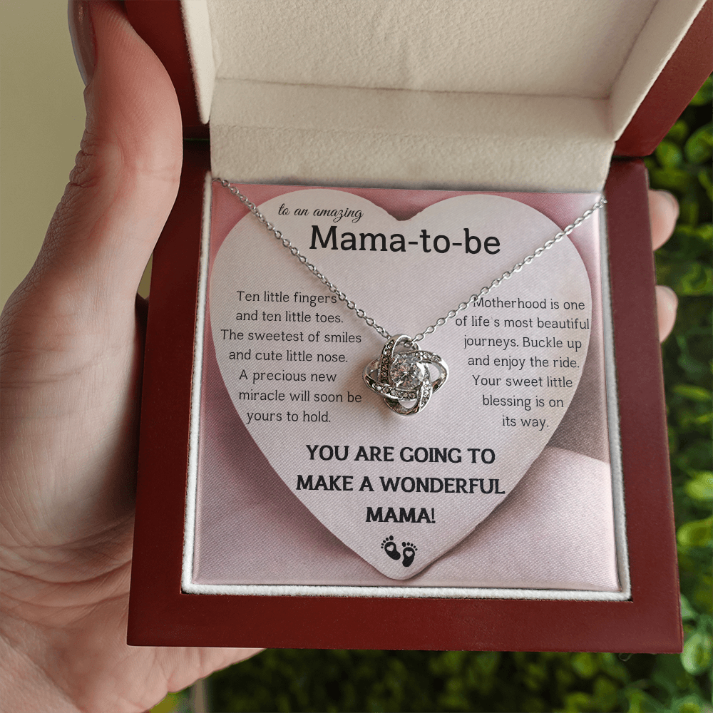 Mama-to-Be Necklace Gift – Baby Shower Gift for Expecting Mom