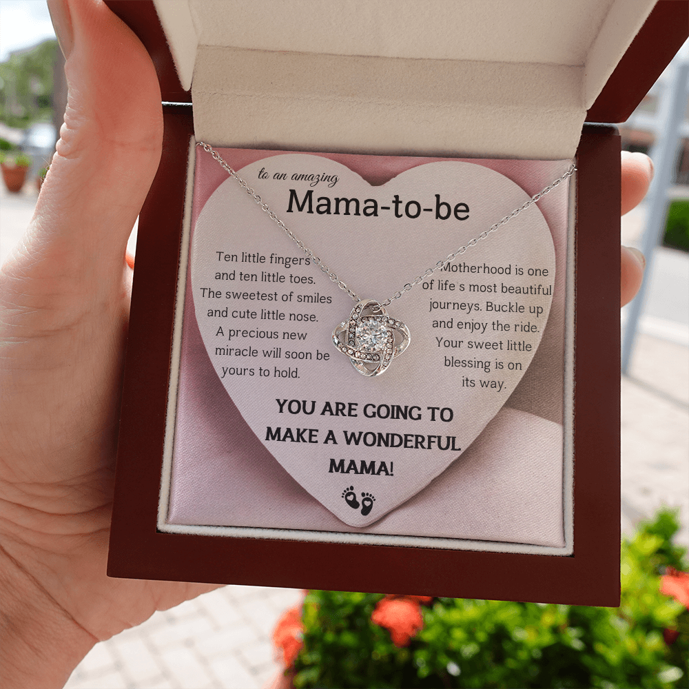 Mama-to-Be Necklace Gift – Baby Shower Gift for Expecting Mom