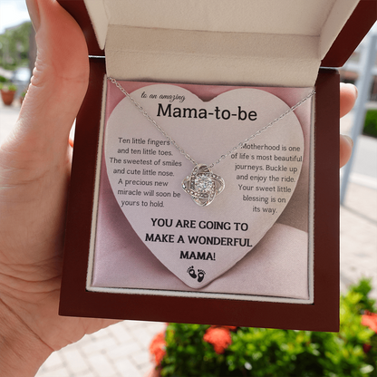Mama-to-Be Necklace Gift – Baby Shower Gift for Expecting Mom