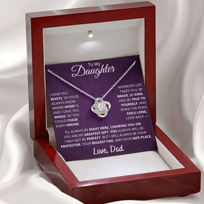 To My Daughter – From Dad “Chase Every Dream” Necklace