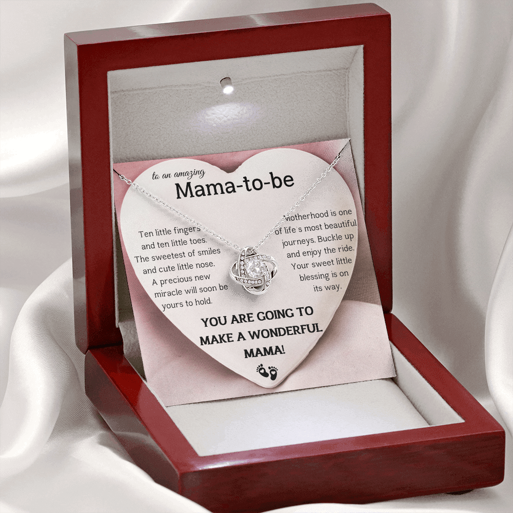 Mama-to-Be Necklace Gift – Baby Shower Gift for Expecting Mom