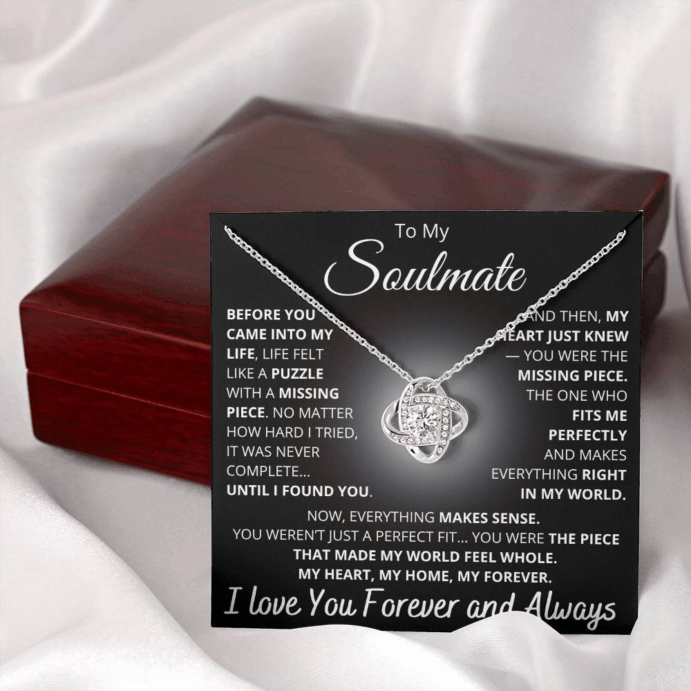 To My Soulmate – You Complete Me Necklace