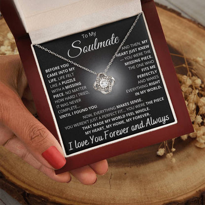 To My Soulmate – You Complete Me Necklace