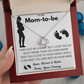 To my Mom-to-be Love Knot Necklace