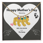 Happy Mothers Day Mommy - From the Bump- Personalized Baby Feet Birthstones