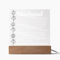 "To My Husband" LED Acrylic – A Heartfelt Message That Lasts Forever