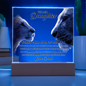 To My Daughter – Lion & Cub LED Acrylic Gift from Dad