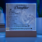 To My Beautiful Daughter – ‘You Are My Everything' LED Lion Acrylic Gift