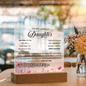 To My Lovely Daughter – LED Acrylic Gift from Mom