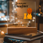 To My Beautiful Daughter – ‘Old Lion' LED Acrylic Gift from Dad