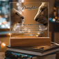 To My Daughter – Lion & Cub LED Acrylic Gift from Dad