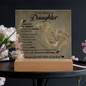 To My Beautiful Daughter – ‘You Are My Everything' LED Lion Acrylic Gift