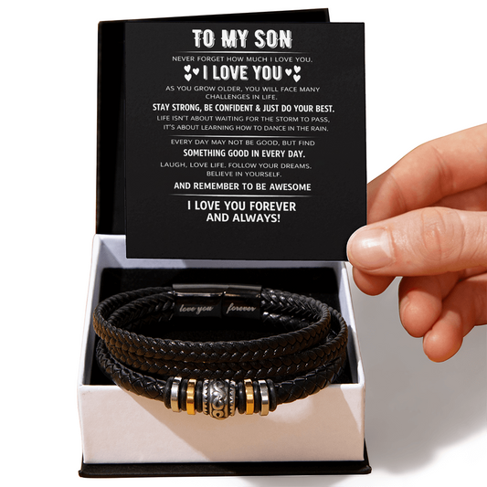 To My Son – Forever & Always Bracelet