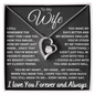 To My Wife - Forever Love Necklace