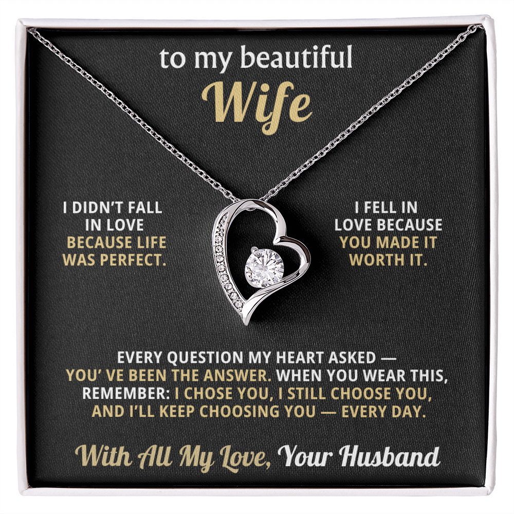 To My Beautiful Wife – I'll Keep Choosing You Every Day