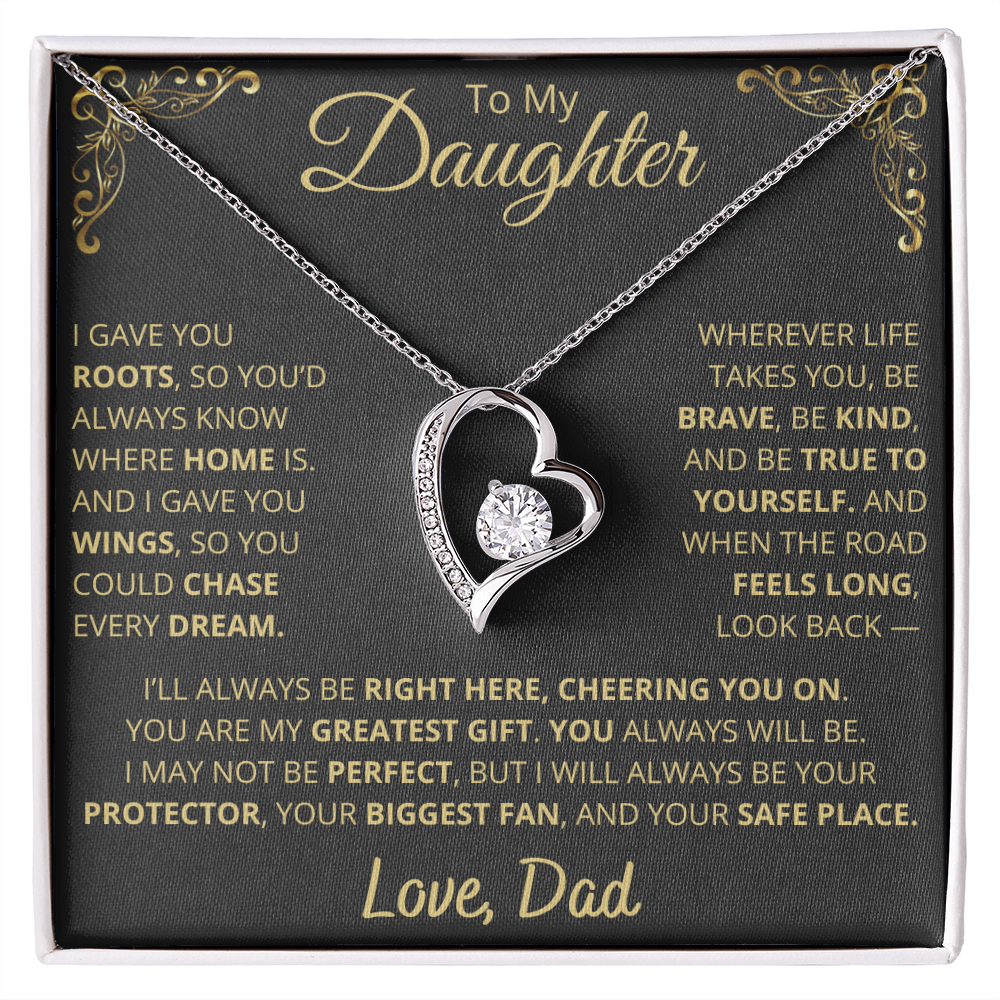 You are my Greatest Gift Daughter Necklace from Dad