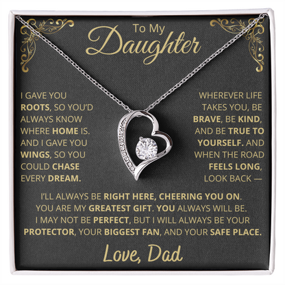 You are my Greatest Gift Daughter Necklace from Dad