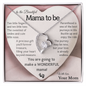 [ALMOST SOLD OUT] "To the Beautiful Mama to Be" – Heart Necklace with Personalized Message Card