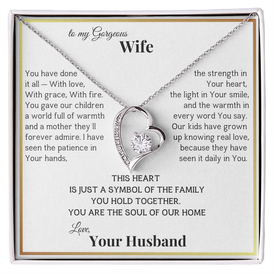 Gratitude Necklace for Your Gorgeous Wife #Mothers Day 2025 She has Done it All