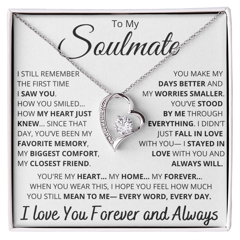 💖 To My Soulmate – I Love You Forever and Always 💍