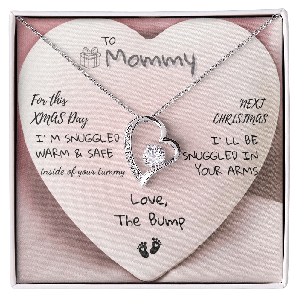🎄 To My Mommy – Christmas From The Bump Necklace 🎁