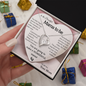 [ALMOST SOLD OUT] "To the Beautiful Mama to Be" – Heart Necklace with Personalized Message Card