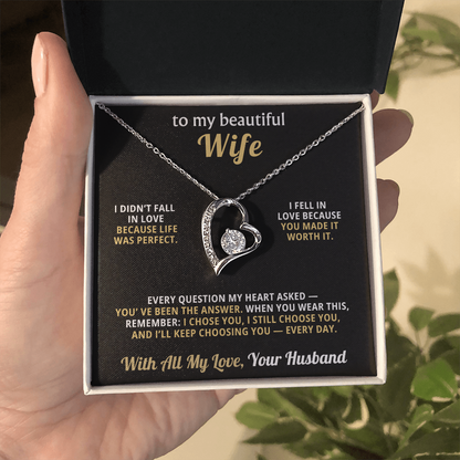 To My Beautiful Wife – I'll Keep Choosing You Every Day