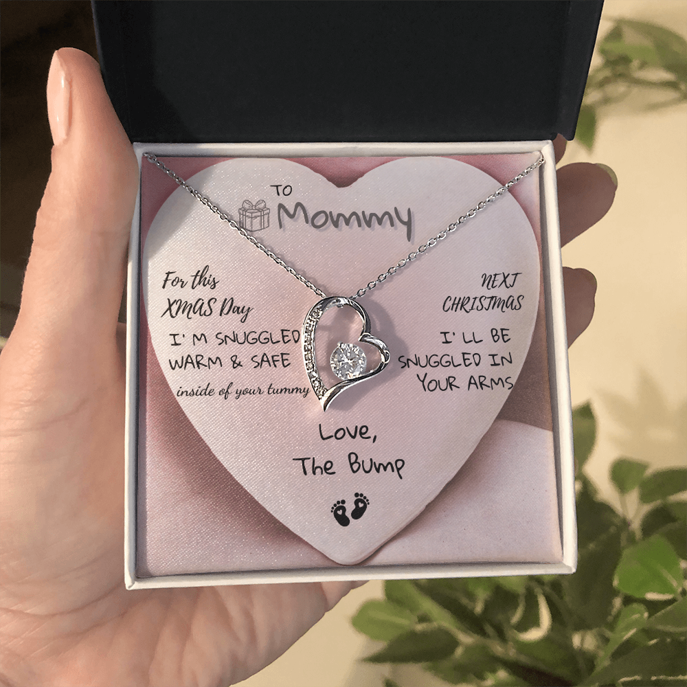 🎄 To My Mommy – Christmas From The Bump Necklace 🎁